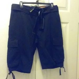 Men's Belted Cargo Shorts